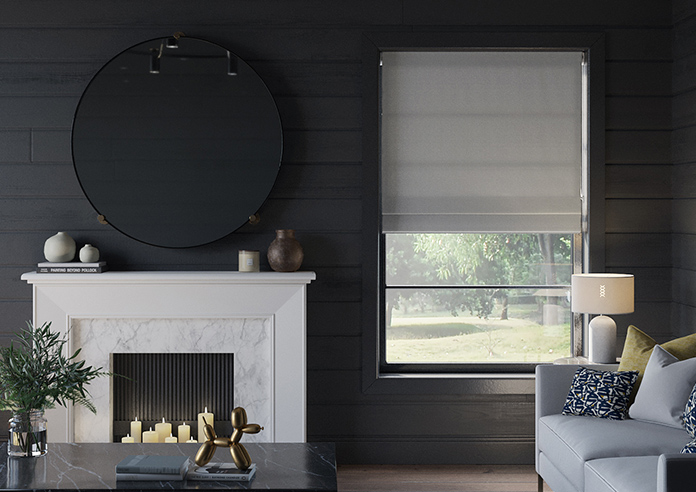 Soho, Steel - Twist&Fit Roman Blind - Image 3